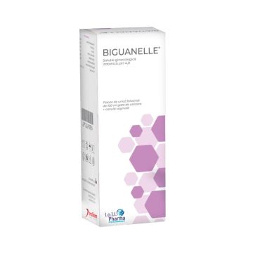 Biguanelle Гинекологичен разтвор с pH 4,0 и вагинална канюла х100 мл Lo.Li. Pharma