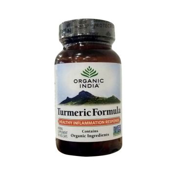 Turmeric Formula В подкрепа на имунитета и доброто храносмилане x90 капсули Organic India