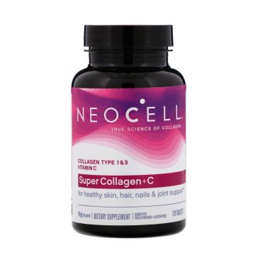 Super Collagen + C За здрави коса, кожа, нокти, мускули и стави x120 таблетки Neocell