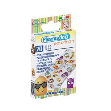 Pharmadoct Emoticon Детски пластири с размер 7х2 см x20 броя