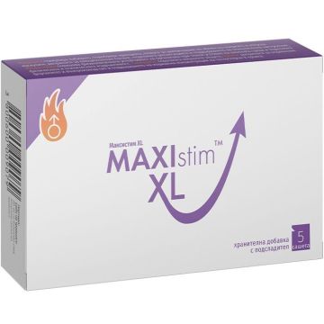 Максистим XL стимулант за мъже 4,8 г х5 сашета Naturpharma