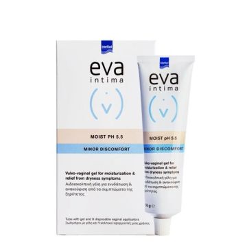 Eva Intima Moist pH 5.5 Овлажняващ гел х50 г + 9 апликатора Intermed