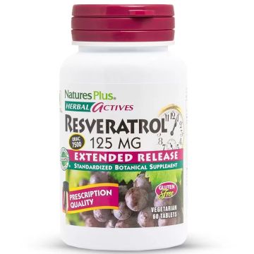Ресвератрол с куркума и зелен чай х60 таблетки Herbal Actives