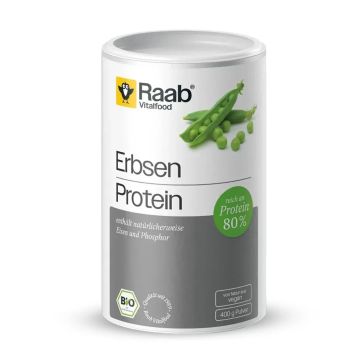 Био грахов протеин на прах x400 грама Raab Vitalfood