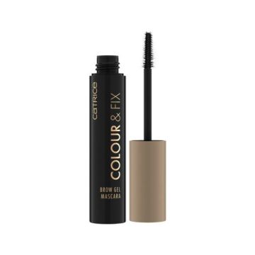 Catrice Colour & Fix Цветна гел спирала за вежди за прецизно оформяне на веждите x5 мл, 020 Medium Brown