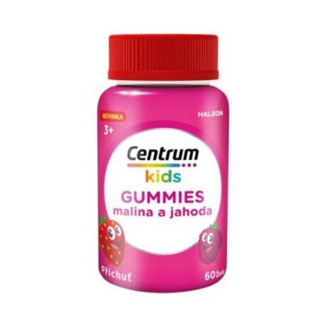 Centrum Kids Gummies Мултивитамини за деца с вкус на малина и ягода х60 желирани таблетки