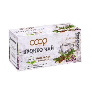 Coop Натурален билков чай Бронхо х20 филтърни пакетчета