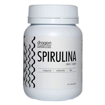 Спирулина, био 400 мг х200 таблетки Dragon Superfoods