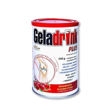 Geladrink Plus Прах за възстановяване на ставите с вкус на вишна х340 грама