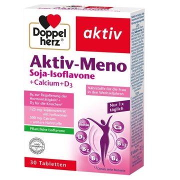 Актив - Мено + хиалуронова киселина при менопауза х30 таблетки Doppelherz
