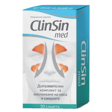 ClinSin med Сашета за изплакване на носа и синусите  х30 броя Naturprodukt