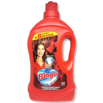 Bingo Renkli  Colour Течен перилен препарат за черни тъкани x3 л, 50 пранета