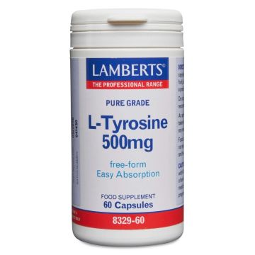 L-Тирозин 500 mg х60 капсули Lamberts