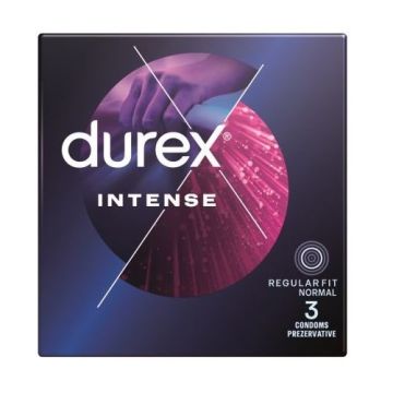 Durex Intense Orgasmic Condoms Стимулиращи презервативи х3 броя