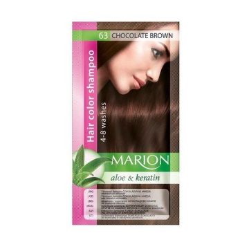 Marion Шампоан оцветител с алое вера и кератин, цвят 63