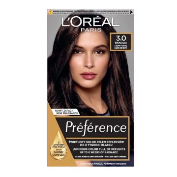 Loreal Paris Preference Боя за коса, 3.0 Dark Brown