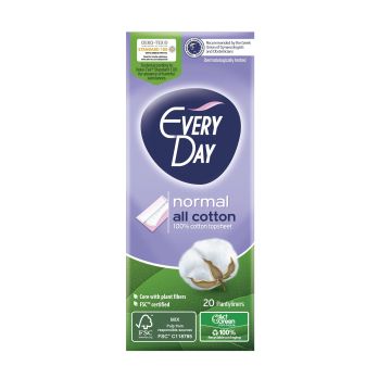 Everyday Normal All Cotton Ежедневни дамски превръзки х20 броя