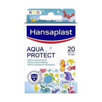 Hansaplast Aqua Protect Kids Водоустойчиви пластири за деца х20 броя
