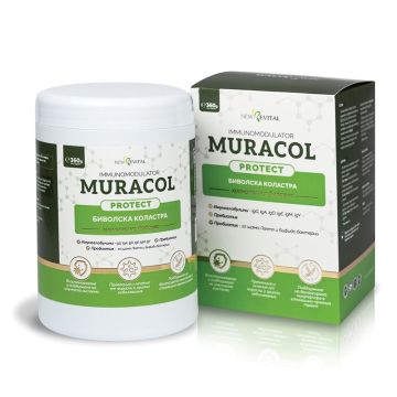 Muracol Protect Липозомна биволска коластра за силен имунитет и жизненост, прах х360 г New Revital