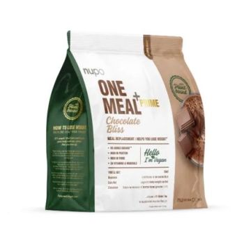 Nupo One Meal+Prime Веган Заместител на хранене Шоколад x360 грама