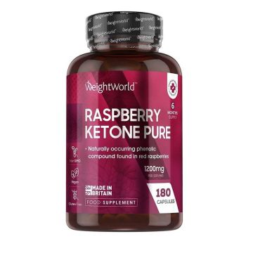 Малинови кетони за горене на мазнини 1200 mg х180 капсули Weight World