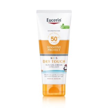 Eucerin Sun Sensitive Protect Слънцезащитен гел-крем за деца SPF50+x200 мл
