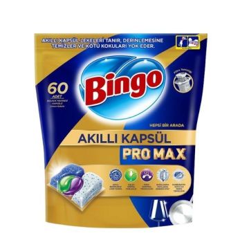 Bingo Pro Max Таблетки за съдомиялна машина х60 броя
