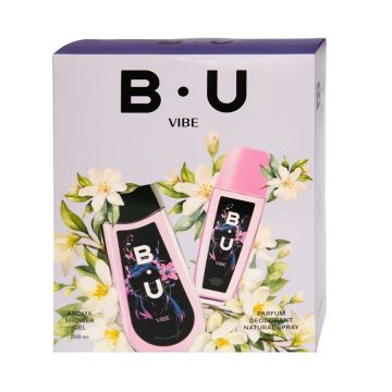 B.U Vibe Комплект за жени Парфюмен натурален спрей и душ-гел за тяло