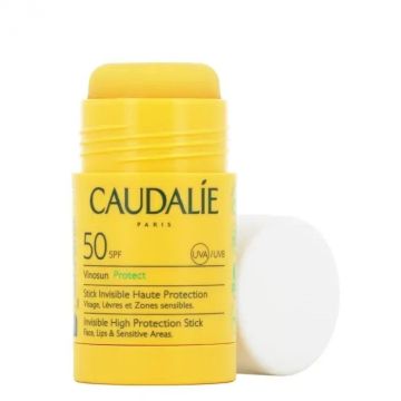 Caudalie Vinosun Protect Слънцезащитна невидим стик за лице, устни и чувствителни зони SPF50 x15 мл