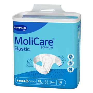 Hartmann MoliCare Elastic Абсорбиращи пелени за възрастни XL x14 броя