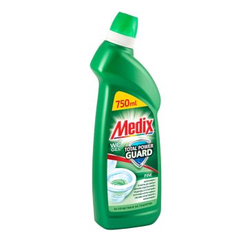 Medix WC Total Power Guard Pine Почистващ препарат за тоалетни x750 мл