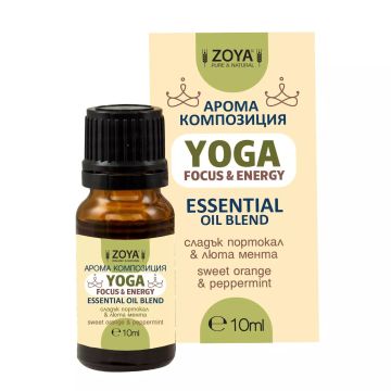 Арома композиция Yoga - focus and energy х10 мл Zoya