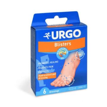 Urgo Blisters Хидроколиден пластир за рани x6 броя