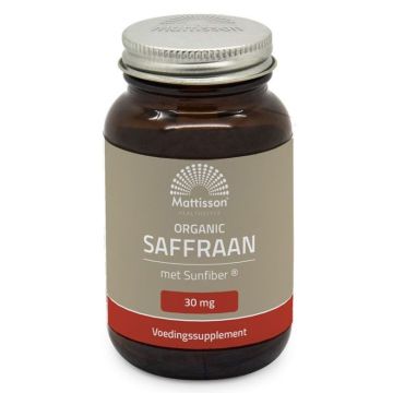 Шафран, Био 30 mg x60 капсули Mattisson Healthstyle