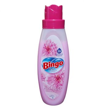 Bingo Soft Pink Sunset Омекотител за дрехи x1 литър