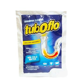 Tuboflo Cold Water Препарат за отпушване на канали със студена вода x55 грама