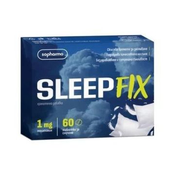 Sleepfix За спокоен сън х60 таблетки за смучене Sopharma