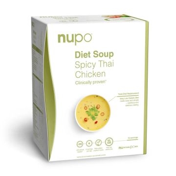 Nupo Diet Soup Крем супа Пикантно тайландско пиле x12 броя