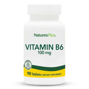 Витамин B6 Пиридоксин х90 таблетки Natures Plus