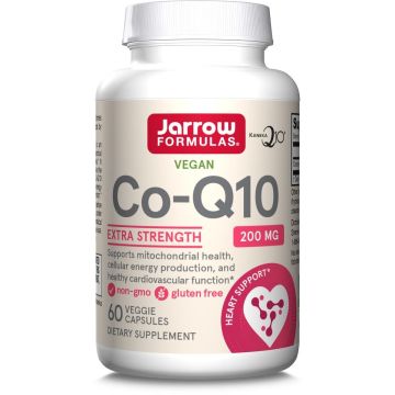 Co-Q10 Коензим Q10, 200 мг x60 веге капсули, Jarrow
