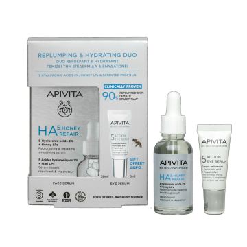 Apivita HA5 Honey Уплътняващо и хидратиращо дуо за лице
