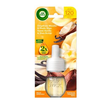 Air Wick  Vanilla and Shea Butter Пълнител за електрически ароматизатор х19 мл