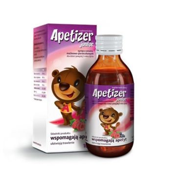 Apetizer Junior Сироп с вкус на малина и касис х100 мл Aflofarm