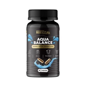 Aqua Balance при отоци, детокс и отслабване х60 капсули Biovital