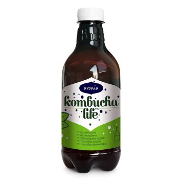 Kombucha Life Естествено газиран чай с арония х500 мл