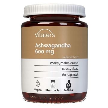 Ашваганда 600 mg х60 капсули Vitaler's