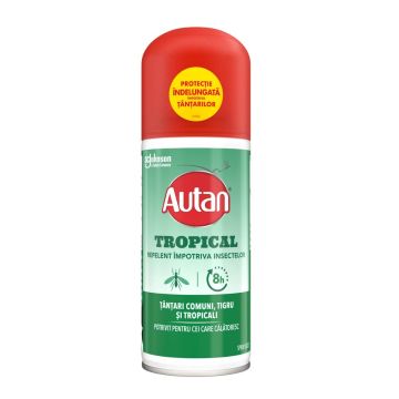 Autan Tropical Сух спрей Репелент против комари х100 мл