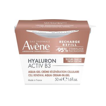 Avene Hyaluron Activ B3 Регенериращ аква гел-крем за лице x50 мл, рефил
