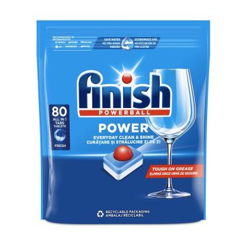 Finish Power All in 1 Таблетки за съдомиялна машина х80 броя