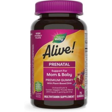 Alive Prenatal Mултивитамини за бременни х75 желирани таблетки Nature’s Way